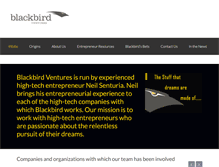 Tablet Screenshot of blackbirdv.com